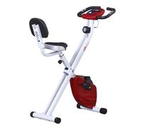 HOMCOM - vélo d'appartement - Acier - 43x97x109cm - Rouge
