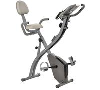 HOMCOM - vélo d'appartement - Acier - 97x51x115cm - Gris, Noir