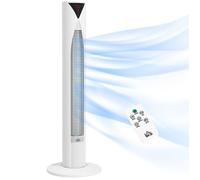 HOMCOM - Ventilateur Colonne - ABS - 31.5x31.5x96cm - Blanc