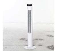 HOMCOM Ventilateur tour portable avec 3 vitesses, 4 modes, 45 W, minuteur 12 h, ventilateur colonne avec oscillation 70°, panneau LED et télécommande, blanc