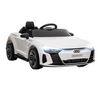 HOMCOM Voiture Électrique Enfant 12 V Télécommande Parentale Blanc