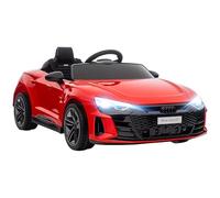 HomCom Véhicule électrique enfant Audi RS E-Tron GT 5 km/h Télécommande Sons & lumières Rouge