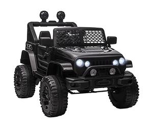 HOMCOM Voiture Electrique Enfant 4x4 Véchicule pour Enfants 12V Noir