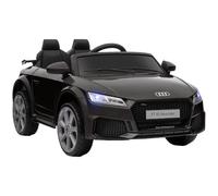 HOMCOM Voiture Électrique Enfant Audi TT RS 12V 30W Télécommande 2,4G Noir