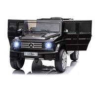 HOMCOM Voiture électrique Enfant véhicule Mercedes Benz 12 V avec - télécommande parentale fournie - V. Max. 5 Km/h - Effets sonores, Lumineux - Noir