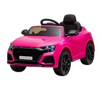 HOMCOM Voiture Électrique Enfants sous Licence Audi RS Q8 6 V 3-5 Ans Rose