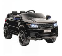 HOMCOM Voiture Électrique Enfants SUV 12 V Double Moteurs 3-6 Ans Noir