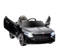 HOMCOM Voiture Électrique pour Enfant de 3 à 5 Ans 2 Moteurs 12V 25W Noir