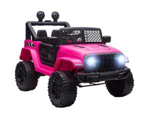 HOMCOM Voiture Électrique pour Enfants 12 V 5 km/h Max. 100x65x72cm Rose