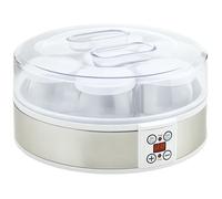 HOMCOM - Yaourtière - Plastique - 24x24x13cm - Blanc