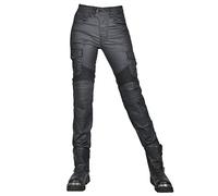 HOMDECR Femme Pantalon De Moto Protection Moto Pantalon Jeans De Moto Pantalon D'armure De Motard Pantalon De Protection Pour Vélo, 4 X Tapis De Protection (M)