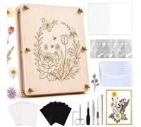 HomdMarket Presse à fleurs extra large, 38 x 30 cm, kit de pressage de fleurs en bois