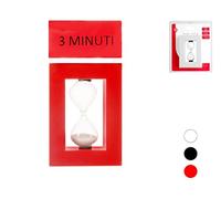 Home 8675900 Sablier 3 minutes Hauteur 10 cm Multicolore