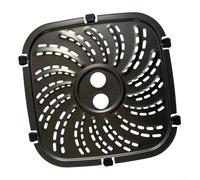 Home Air Fryer Grill Pan, plateau de remplacement pour 8QT pour PowerXL, pour Vortex Pro Air Fryer Plus, accessoire en acier au carbone, passe au lave-vaisselle (19,4 x 19,2 cm)