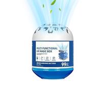 Home Air Purifier - Dust Odor Eliminator Box, Natural Air Purification Shell with High Absorption Grains, Sturdy Ventilation Chamber Design, Ideal for Bedroom Bathroom Kitchen Basement