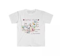 Home Alone Battle Plan T-Shirt Kevin McCallister Macaulay Culkin Christmas Tee White L
