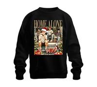 Home Alone Gangster Retro Vintage Kevin Kate Harry Marv - Pull de Noël unisexe