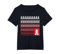 Home Alone Kevin McCallister “AAAAAHHHHHH!!!!!” Scream Funny T-Shirt, Femme Grandes Tailles, Noir, 1X