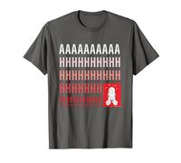 Home Alone Kevin McCallister “AAAAAHHHHHH!!!!!” Scream Funny T-Shirt, Homme, Asphalte, 4XL