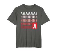 Home Alone Kevin McCallister “AAAAAHHHHHH!!!!!” Scream Funny T-Shirt, Homme Grandes Tailles, Asphalte, 4X Tall