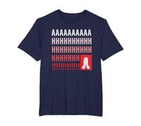 Home Alone Kevin McCallister “AAAAAHHHHHH!!!!!” Scream Funny T-Shirt, Homme Grandes Tailles, Bleu Marine, 5X Tall