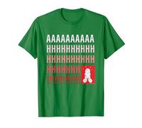 Home Alone Kevin McCallister “AAAAAHHHHHH!!!!!” Scream Funny T-Shirt, Homme, Vert Kelly, M