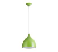 Home Aluminum Chandelier, E26/E27 Pendant Lamp, Personalized Middle Hanging Light, Height Adjustable Ceiling Lighting Fixture for Kitchen Island, Restaurant, Living Room, Balcony(Green)