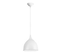 Home Aluminum Chandelier, E26/E27 Pendant Lamp, Personalized Middle Hanging Light, Height Adjustable Ceiling Lighting Fixture for Kitchen Island, Restaurant, Living Room, Balcony(White)