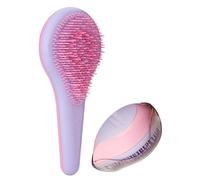 Home and Travel Detangler Set - Classic Detangler Brush for Healthy Hair - Travel Detangler Brush Reduces Frizz and Breakage - Fine Hair - 2 Pc