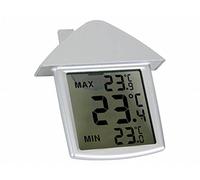 Home appliances 406121 Transparent Thermomètre de fenêtre, 89.5 mm x 97,5 mm x 20 mm Dimensions