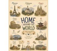 Home Around the World: There Is No Place Like Home | 100-Page College Ruled Notebook