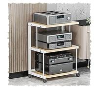 Home Audio - Meuble de rangement multimédia stéréo Hi-Fi - Tour ouverte pour composants de divertissement - Amplificateur de 3 à 70 cm de haut - Idéal pour les amateurs d'audio