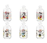 Home barattolo mickey the only one in vetro decorato lt 1