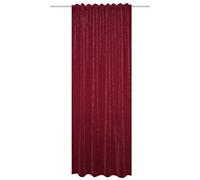 Home Basics 085425-5601 Rideau Thermique avec Bande combinée Bordeaux 145 x 135 cm