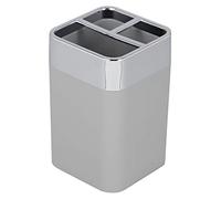 Home Basics Porte-Brosse à Dents en Plastique ABS Gris