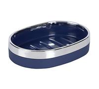 Home Basics Porte-Savon Ovale Bleu Marine SD35001