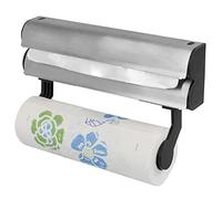 Home Basics Porte-Serviettes en Acier Inoxydable avec Distributeur intégré