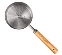 Home Bay Mesureur avec poignée en bois, Cup de titane-plaquage ml en acier inoxydable (Gris, 250ml)