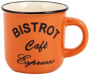 Home Bistro Lot de 2 Tasses à café sans Soucoupe, Stone Ware, Multicolore, 6 unités