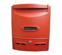 Home Boîte aux lettres vintage à clé de grande capacité Support mural Peut être utilisé en intérieur et en extérieur Décoration pratique