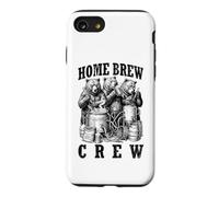 Home Brew Crew Bears Brassage de bière Humoristique Coque pour iPhone SE (2020) / 7/8