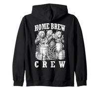 Home Brew Crew Bears Brassage de bière Humoristique Sweat à Capuche