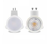 Home Bulbs 10pcs/lot LED Light Bulb Spotlight MR16 GU10 6W AC 220V COB Chip Beam Angle 24 120 Degree LED Spotlight for Table Lamp Household Lamp