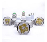 Home Bulbs 5pack LED Lamp Downlight GU10 LED Bulb 3W 4W 5W 220AC85-265V E27 E14 MR16 12v High Power LED Chips Household Lamp (Color : OneColor, Size : E14 4W)