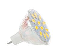Home Bulbs LED Spotlight Bulbs MR11 GU4.0 2W 3W 4W AC/DC 12V 24V 30V Cool Warm White Lamp Replace Halogen Light 5733 SMD 9 12 15 LED Chips Household Lamp (Color : Neutral White, Size : 3W 57