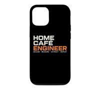 Home Cafe Engineer Espresso Coffee Barista Fan Coque pour iPhone 12/12 Pro