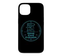 Home Cafe Engineer Espresso Coffee Barista Fan Coque pour iPhone 13