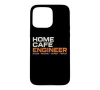 Home Cafe Engineer Espresso Coffee Barista Fan Coque pour iPhone 15 Pro Max