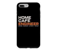 Home Cafe Engineer Espresso Coffee Barista Fan Coque pour iPhone 7 Plus/8 Plus