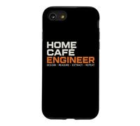 Home Cafe Engineer Espresso Coffee Barista Fan Coque pour iPhone SE (2020) / 7/8